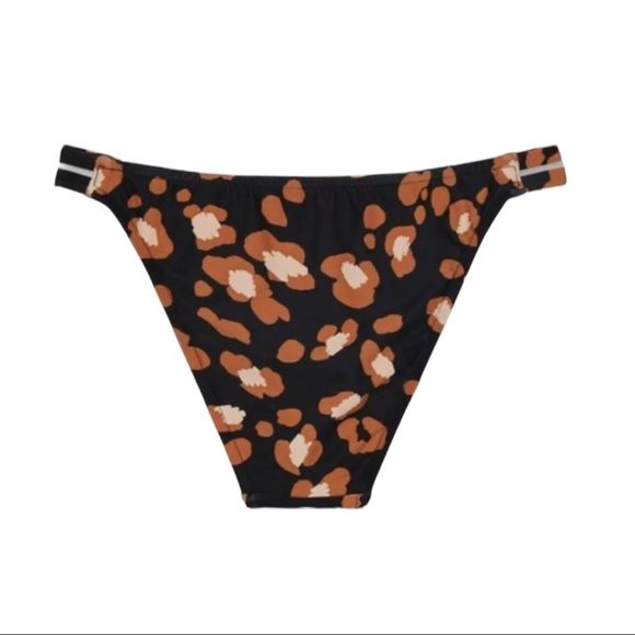 Shade & Shore Strappy Side Cheeky Bikini Bottom Animal Print - Picture 4 of 6